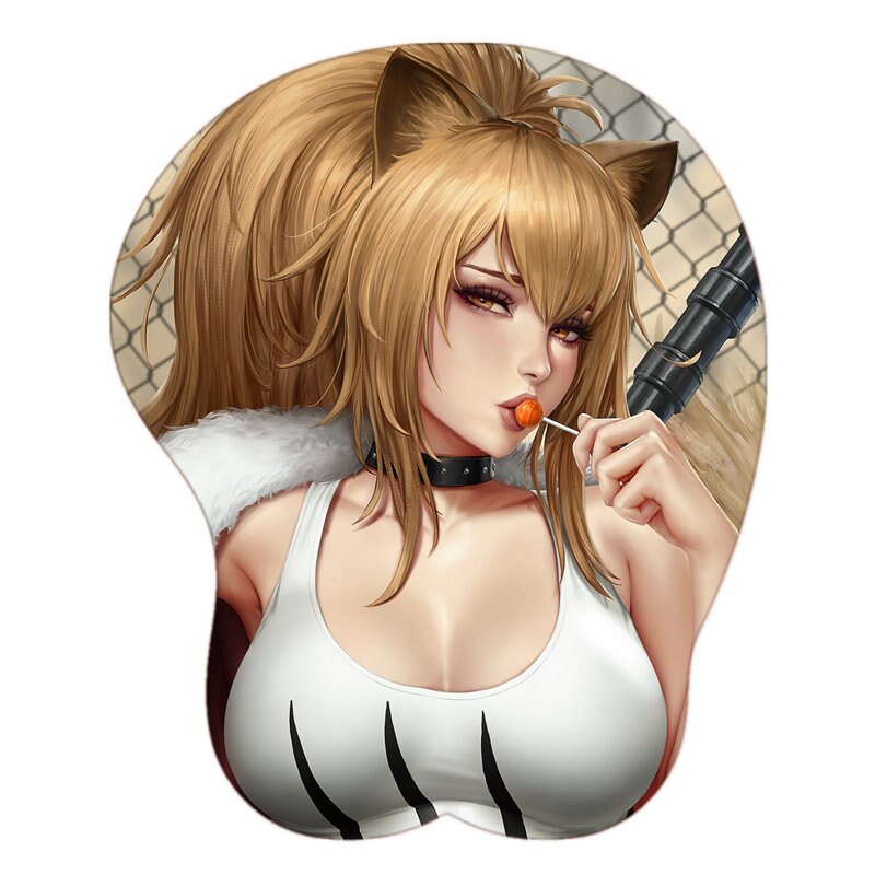 Creative High Quality Anime 3D Sexy Girl Big Oppai Gel Mouse Pad with Wrist Rest Gaming MousePad Mat for LOL CSGO