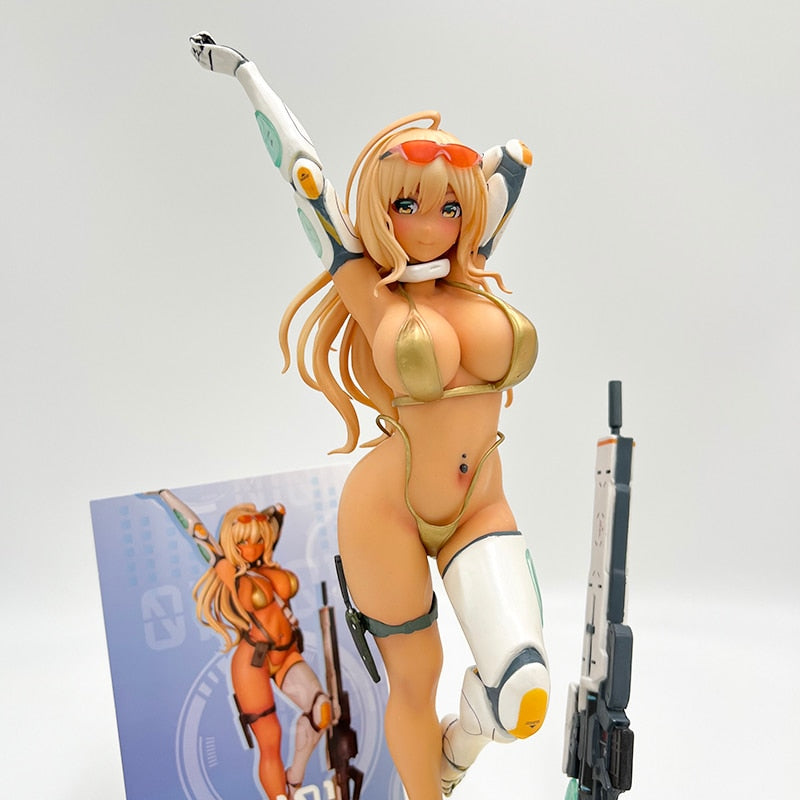 30cm SkyTube Nidy-2D- Gyaru Sniper Girl Anime Figure HIRO Girl Sniper Hentai Action Figure Collection Model Doll Toys