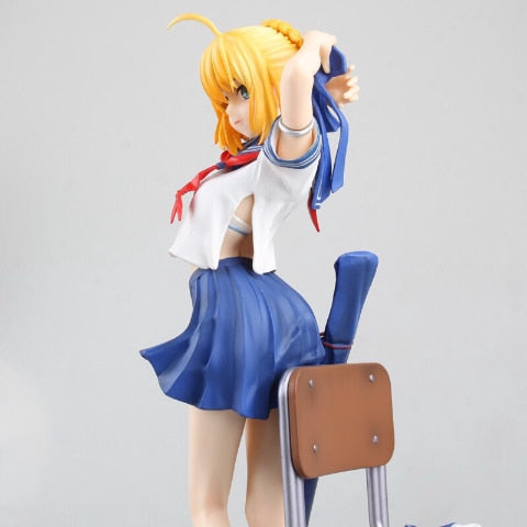 25cm Anime Figure Toys Sailor suit girls can change clothes PVC Action Figure Toys Collection Model Doll Gift