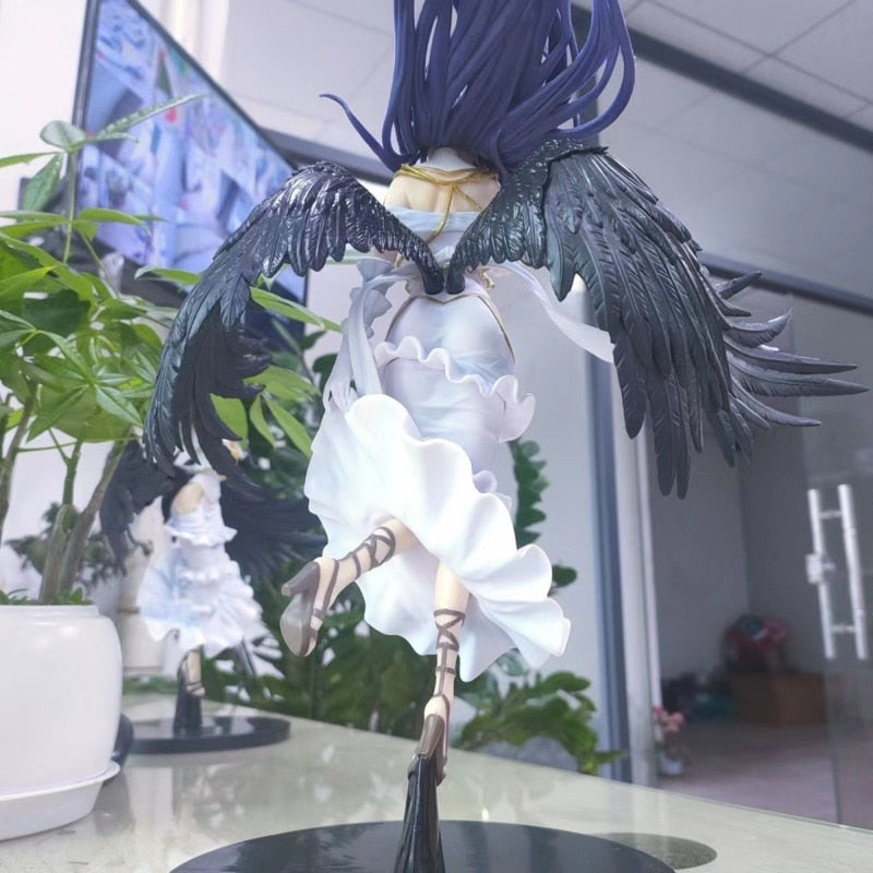 30cm Overlord IV Albedo Wing Anime Girl Figure Overlord Albedo Sobin Action Figure Adult Collectible Model Doll Toys