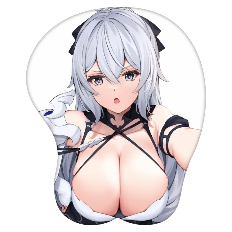 3D Mouse Pad Bronya Zaychik Honkai Impact 3rd Anime Wrist Rest Silicone Sexy Creative Gaming Mousepad Mat