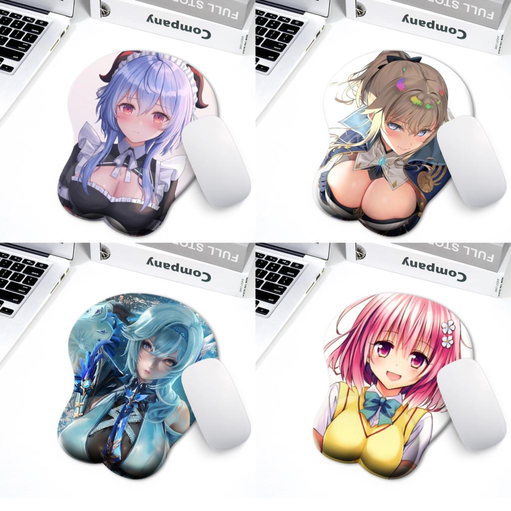 3D Boobs Mousepad | Oppai Ass Tits Mouse Pad | Silicone boobs mousepad