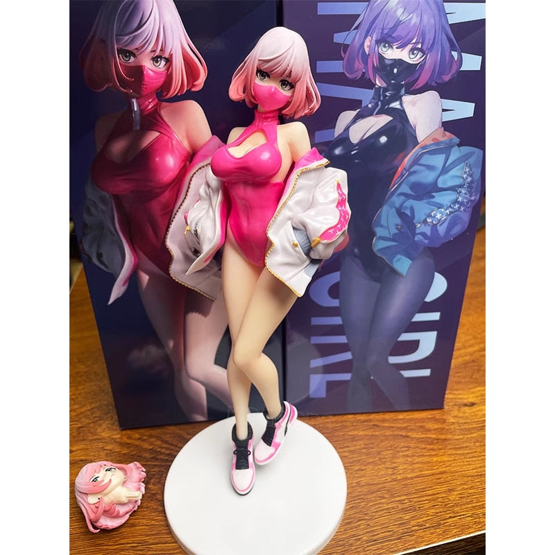 24cm Astrum Design Luna illustration by YD Anime Girl Figure Luna Pink Mask Girl Sexy Action Figure Collectible Model Doll Toys