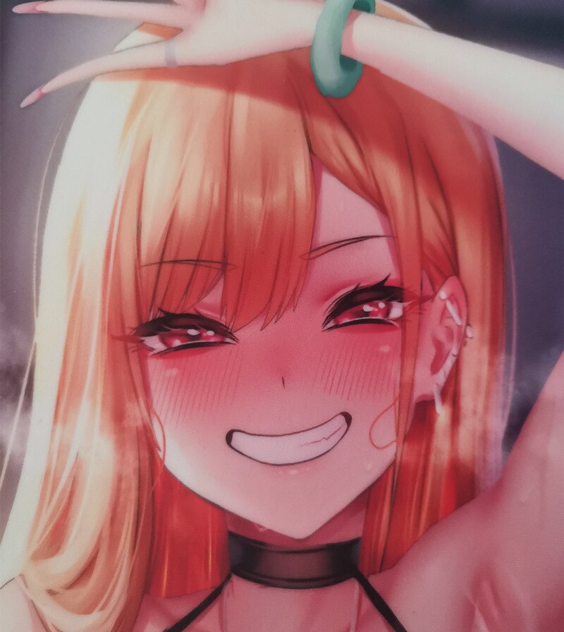 My Dress Up Darling Kuroe Shizuku Marin Kitagawa 3D boobs Mouse Pad AnimeSexy Breast Gamer Mouse Mats with Silicone Wrist Rest