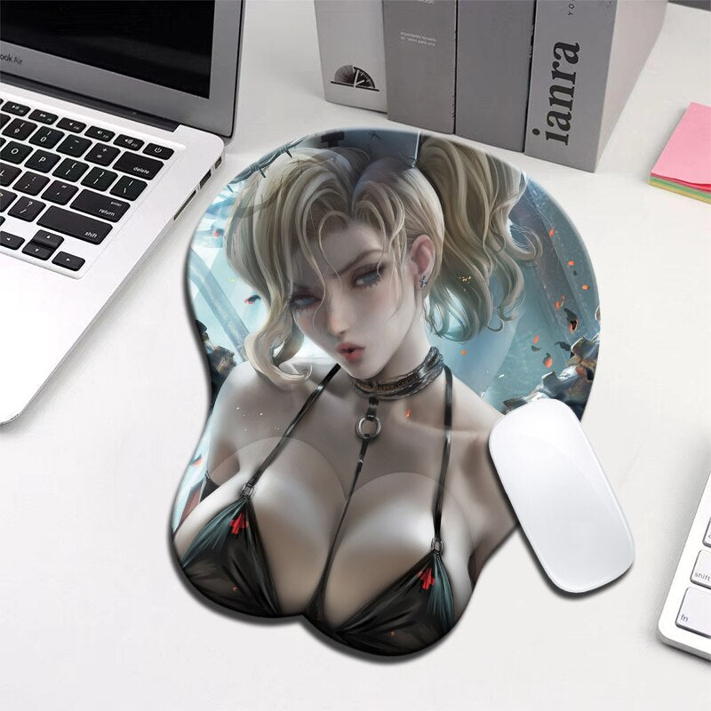 3D Boobs Mousepad | Oppai Ass Tits Mouse Pad | Silicone boobs mousepad