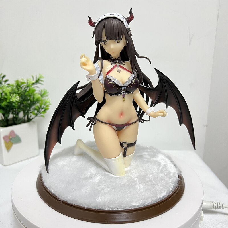 18cm Native Skytube Pure x Shiko x Milk Anime Figure Yasu Nao Sexy Girl Action Figure Yasu Nao Figurine Collectible Doll Toys