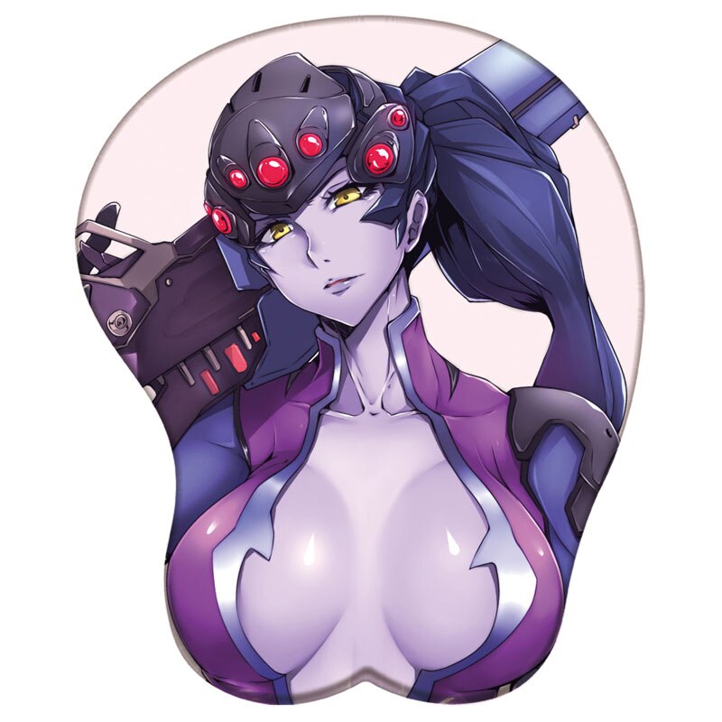 Overwatch Mouse Pad Gel Wrist Rest D.Va Mercy 3D Silicone Mousepad Anime Game 3D Wristband Mouse Pad Diy Sexy 3D Wrist Rest Pad