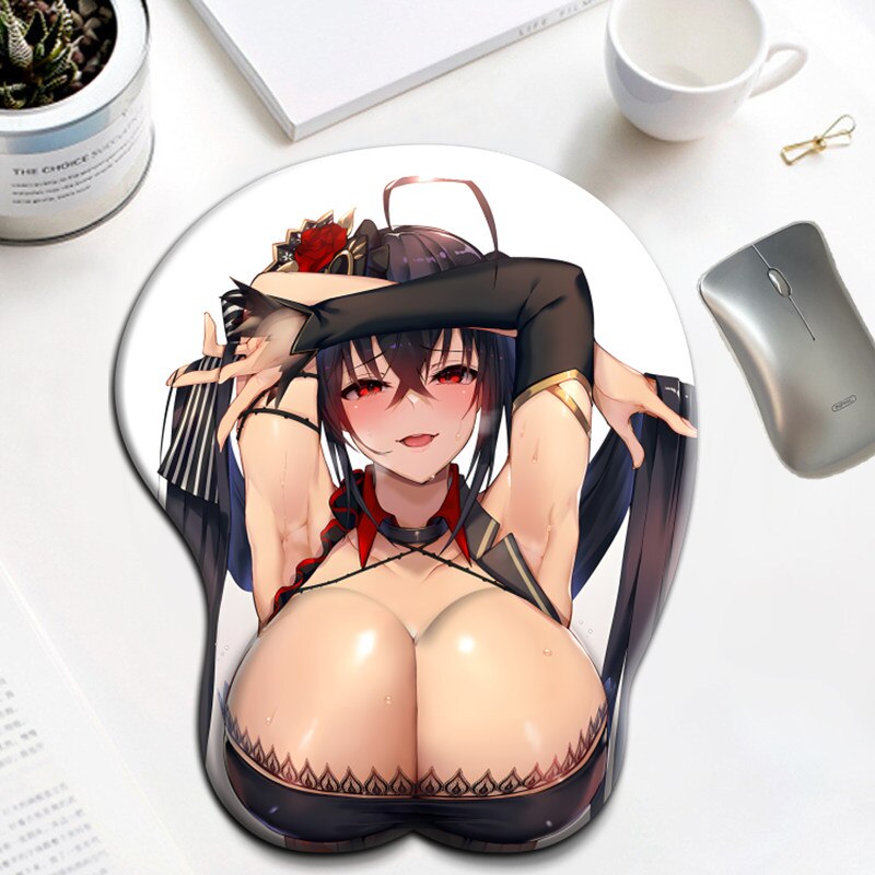 Taihou Full Skin for Azur Lane 3D Big Sexy Breasts Mousepad Oppai Wrist Rest Anime Gaming Mouse Pad Kawaii Desk Mat for PC Gamer