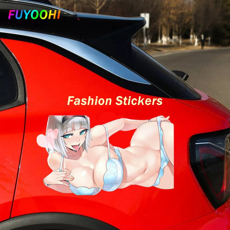 Sexy anime girl Sticker | Bikini Anime girl stickers | Sexy swimsuit stickers | underwear car stickers decal anime cute car accessories decoration