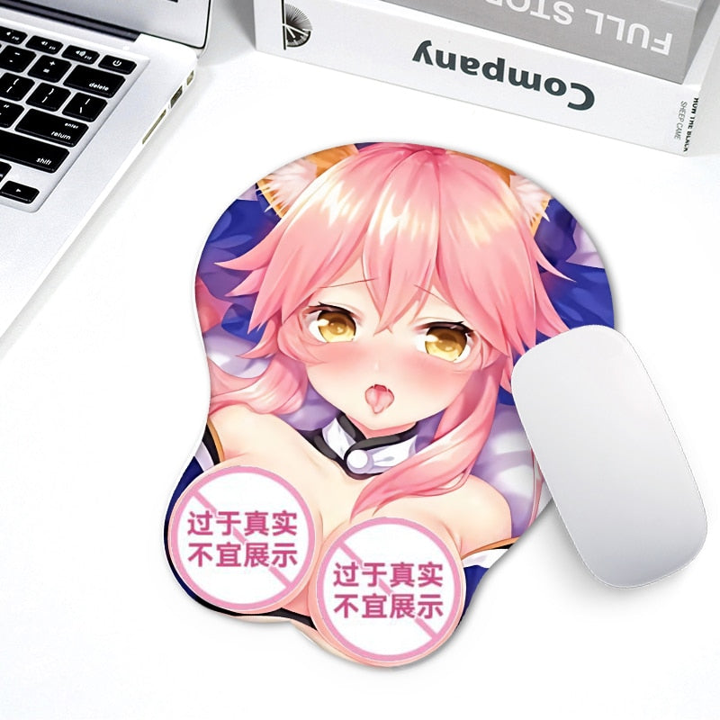 3D Boobs Mousepad | Oppai Ass Tits Mouse Pad | Silicone boobs mousepad