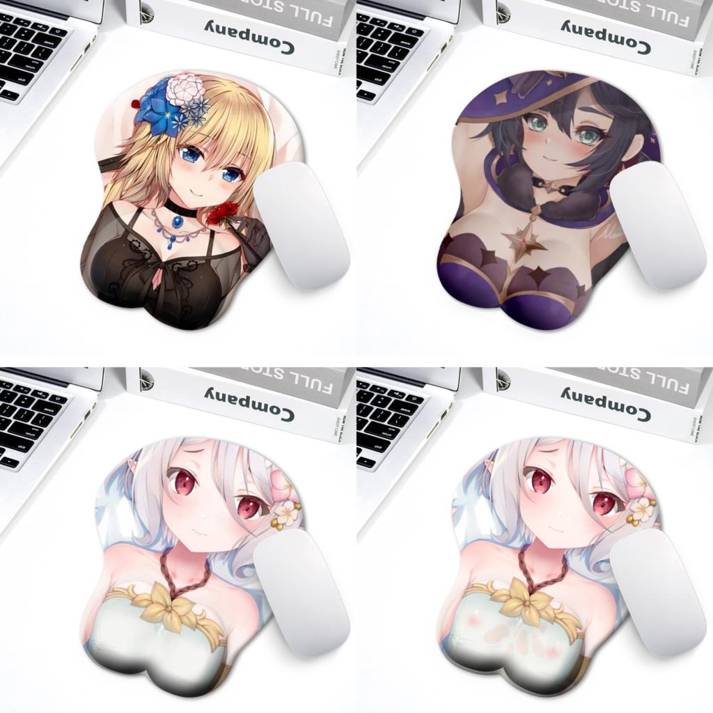 3D Boobs Mousepad | Oppai Ass Tits Mouse Pad | Silicone boobs mousepad