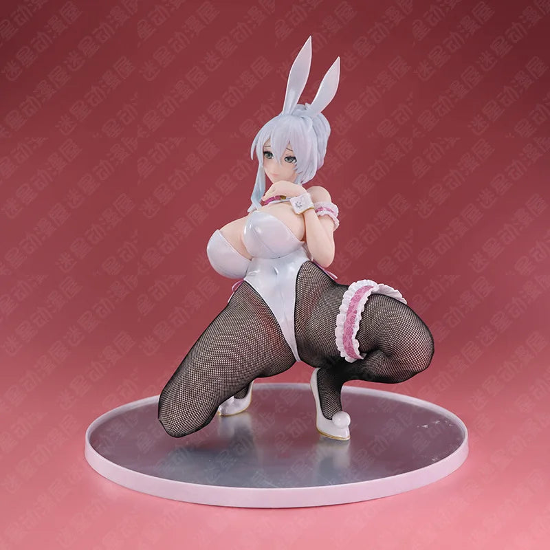 Figurine natif Hito Tsukiai ga Nigate na Miboujin no Yukionna-san à Noroi no Yubiwa Yukino Mifuyu Bunny Ver, modèle en PVC, cadeaux