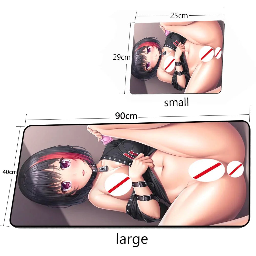 Tapis de souris sexy en bikini pour fille aux gros seins, accessoire de jeu pour ordinateur portable, tapis de clavier, ordinateur de bureau, grand tapis de souris, tapis de bureau