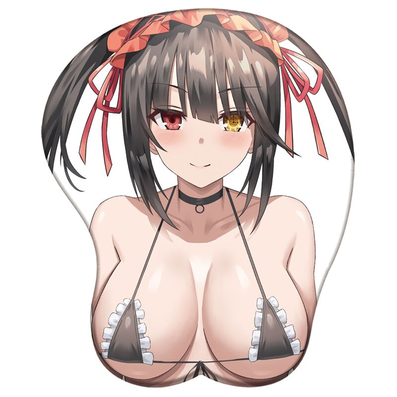 Anime Popular Female Lead Wrist Support Mousepad Albedo Mai Yumeko 3D Silicone Mouse Pad Megumin Sexy Oppai Wrist Rest MousePad