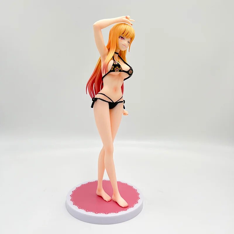 23cm My Dress-Up Darling Marin Kitagawa Sexy Anime Girl Figure Marin Kitagawa Bikini Action Figure Collectible Model Doll Toys