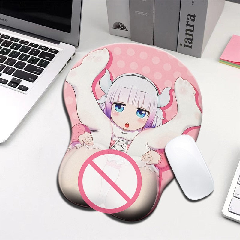 2023 Sexy Beauty Mouse Pad Cartoon Anime 3D Hip butt Mousepad Wrist Rest Silicone Creative Anti Slip Mouse Mat tapis de souris