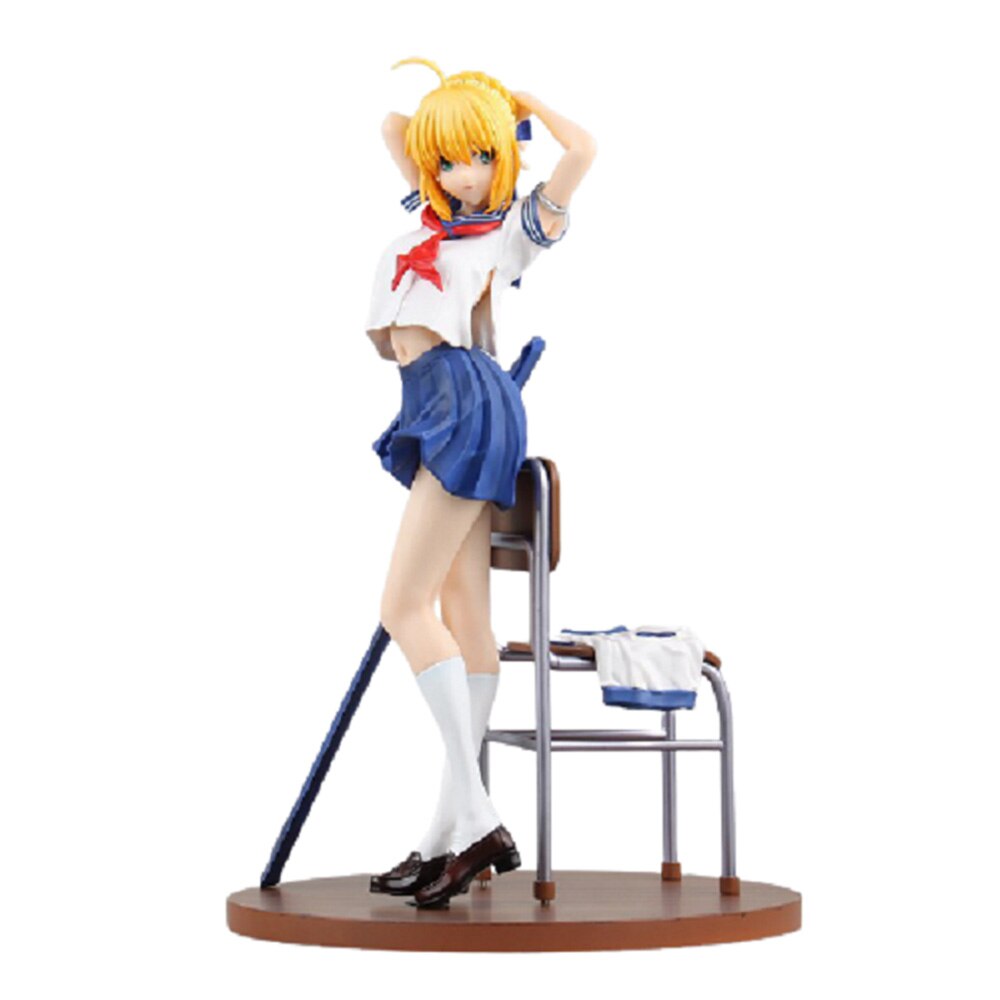 25cm Anime Figure Toys Sailor suit girls can change clothes PVC Action Figure Toys Collection Model Doll Gift