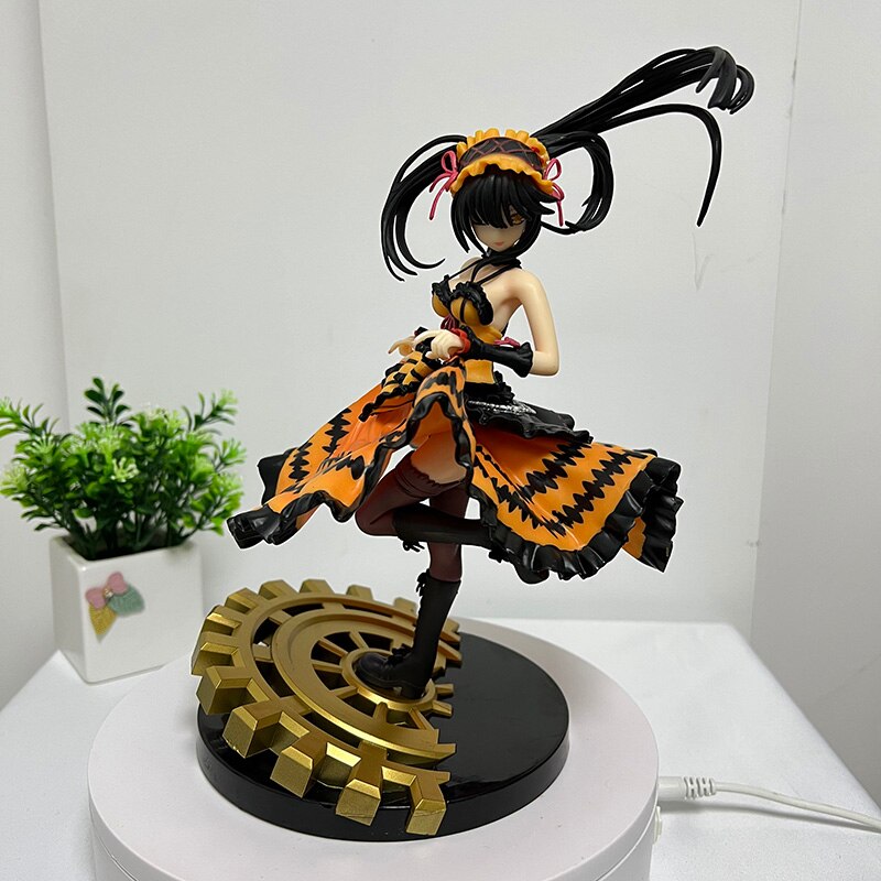 28cm Date A Live II Anime Figure Kurumi Tokisaki Action Figure Nightmare Kurumi Tokisaki Sexy 1/8 PVC Figurine Model Doll Toy