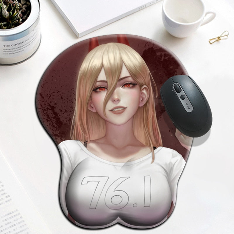 3D Boobs Mousepad | Oppai Ass Tits Mouse Pad | Silicone boobs mousepad