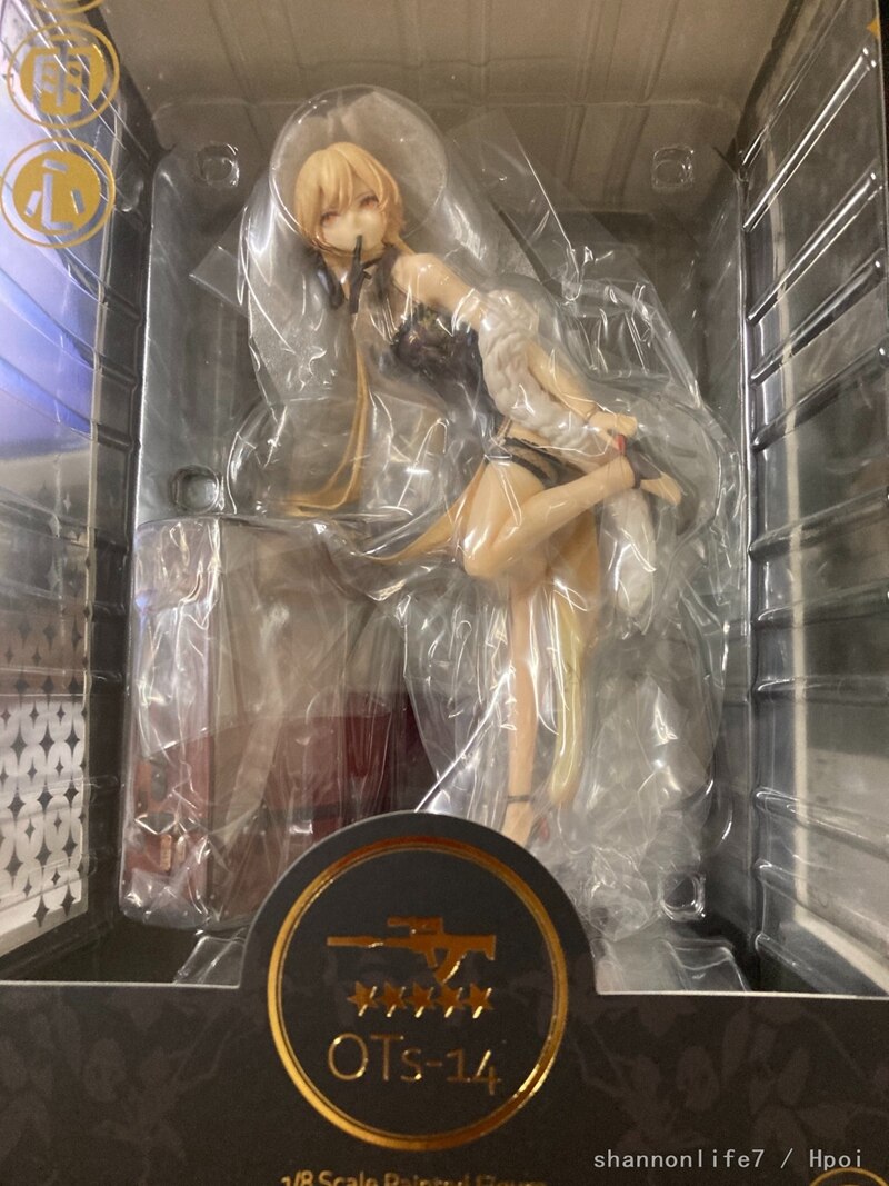 Hot Game OTs-14 Groza Figure Sexy Model Toy Gift Anime Figure Girls Frontline Action Figuine Cheongsam Weapon 23 CM