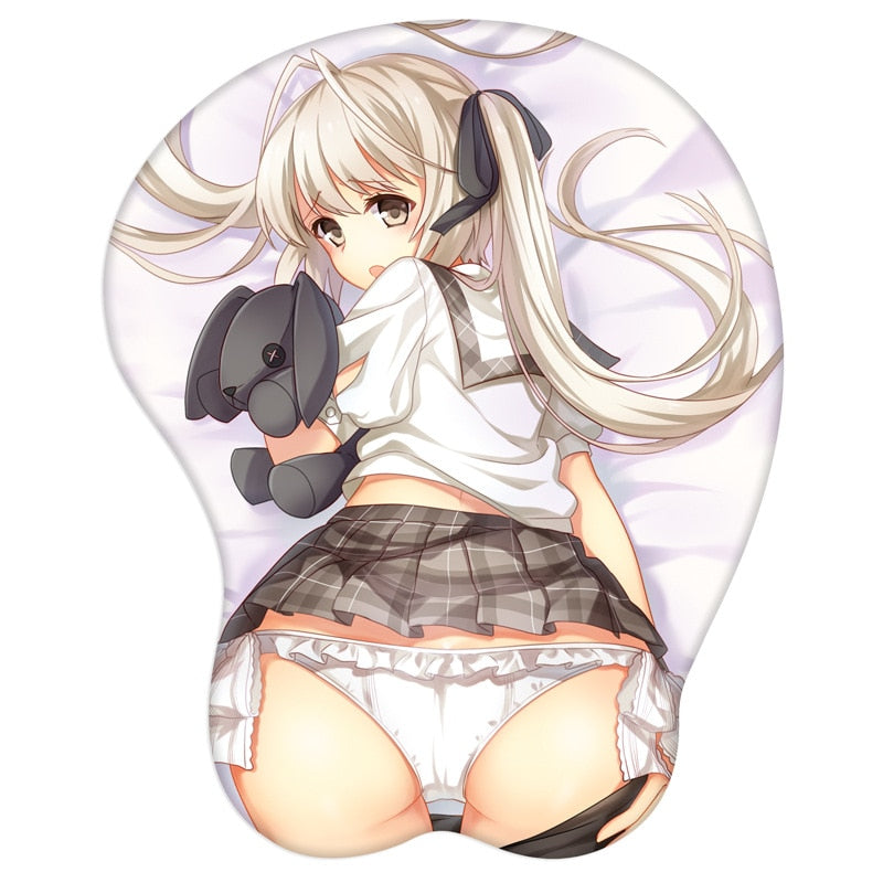 Yosuganosora Anime Kasugano Sora 3D Hand Wrist Rest Mouse Pad Mousepad Silicone Breast Oppai Soft Gaming Mouse Mat Office Work