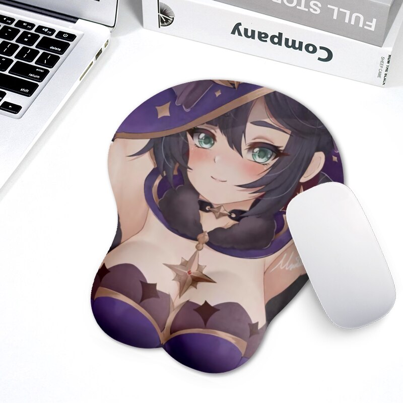 3D Boobs Mousepad | Oppai Ass Tits Mouse Pad | Silicone boobs mousepad