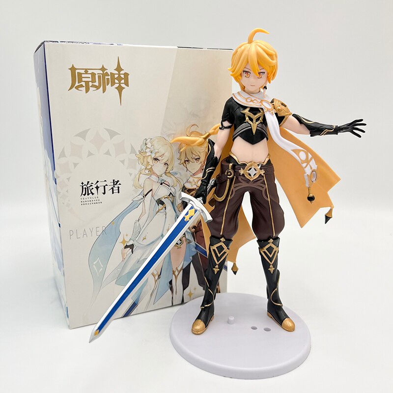 24cm Genshin Impact Yae Miko Anime Girl Figure Yae Miko Sexy Action Figure Qiqi/Xiao/Hu Tao Figurine Collectible Model Doll Toys