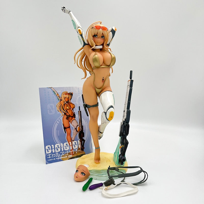 30cm SkyTube Nidy-2D- Gyaru Sniper Girl Anime Figure HIRO Girl Sniper Hentai Action Figure Collection Model Doll Toys