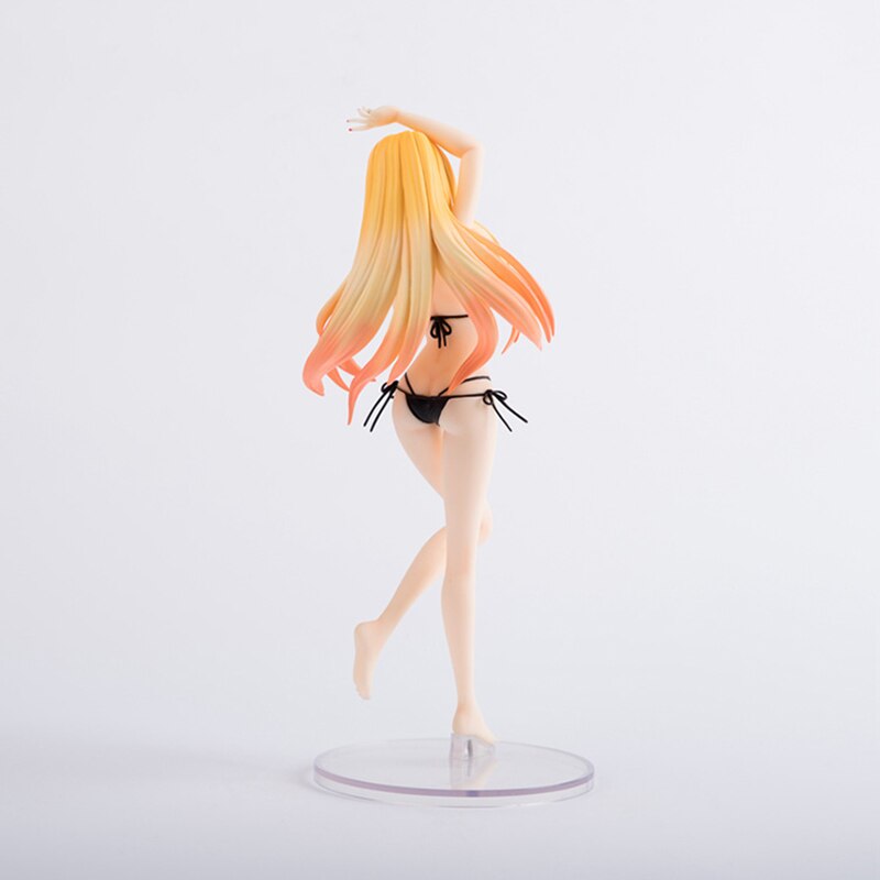 24cm My Dress-Up Darling Marin Kitagawa Sexy Anime Figure Marin Kitagawa Bikini Action Figure Adult Collection Model Doll Toys