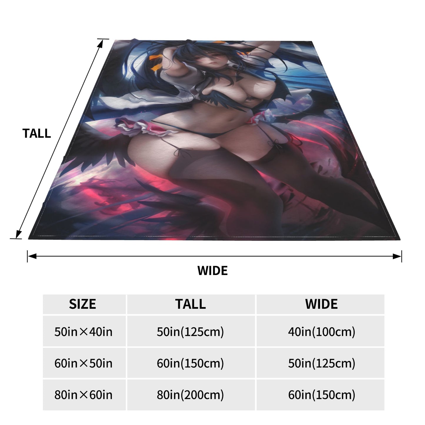 Hot Anime High School DxD Blanket Flannel Soft Plush Sofa Bed Throwing Cartoon Blankets Japanese Otaku Waifu Gift for Bed Decor