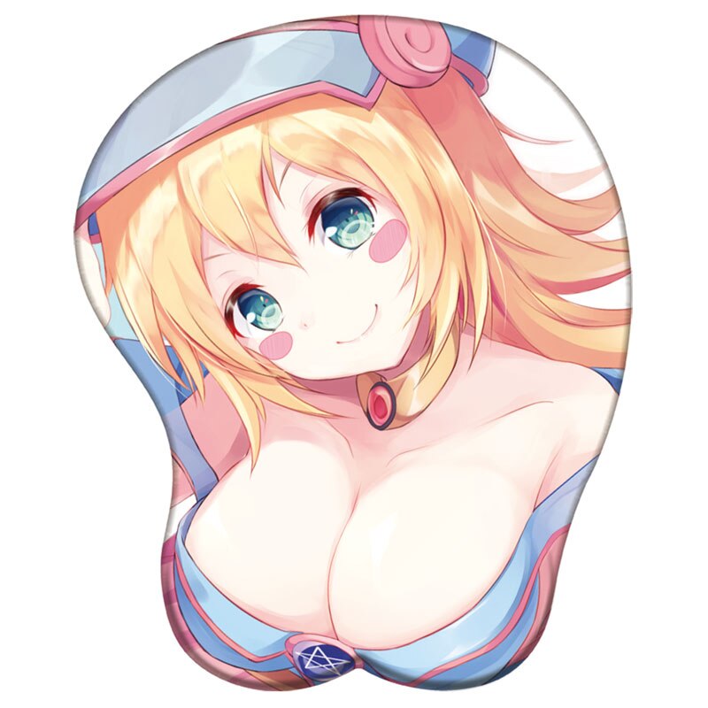 Yu Gi Oh 3D Silicone Mousepad Black Magician Girl Mazaki Anzu Wrist Support Mouse Pad Anime Oppai Sexy Girl Wrist Rest Mouse Pad