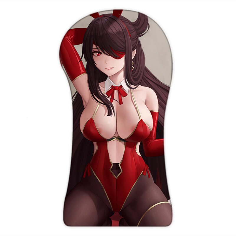 Genshin Impact beidou Sexy 3D Tout Le Corps Grand Tapis De Souris Créatif Repose-Poignet Bras Anime Ass Oppai Tapis De Souris