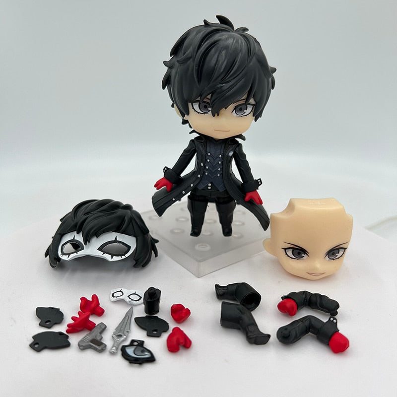 #989 Ren Amamiya Persona 5 Joker Anime Figure Megami Tensei Protagonist Action Figure #793 Morgana/Futaba Sakura Figure Doll Toy