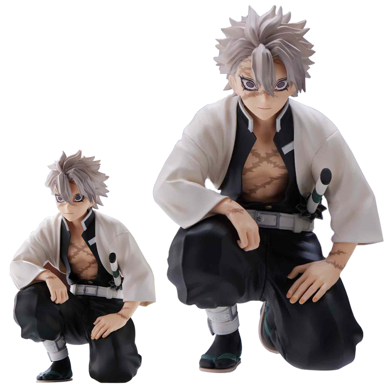 Pre-sale Demon Slayer Shinazugawa Sanemi Pillar Meeting Anime Figure Pvc Model Toy Desktop ornaments Cartoon Model Collectibles