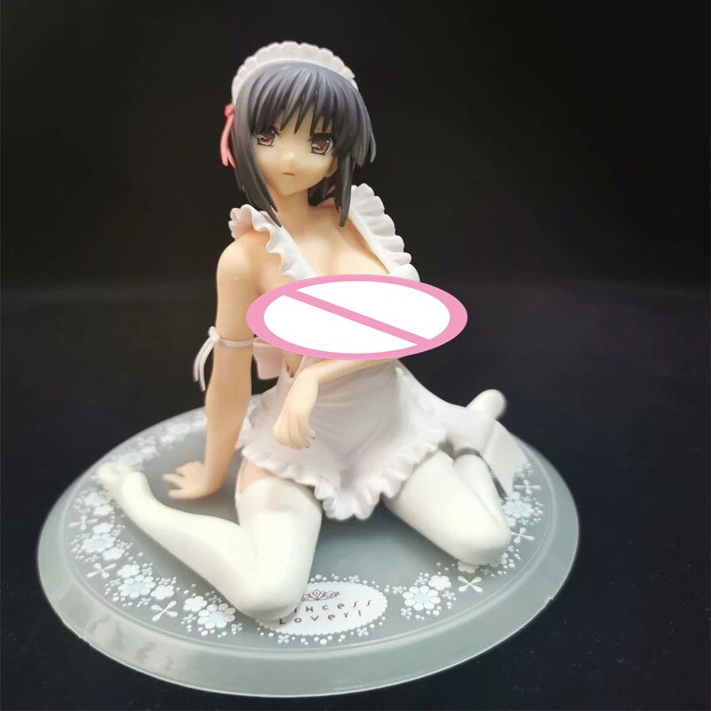 1/7 Anime Action Figure Princess Lover Orchid Seed Tengcangyou Sexy Girl Fujikura Yuu White Apron Ver 14cm PVC Collectible Doll