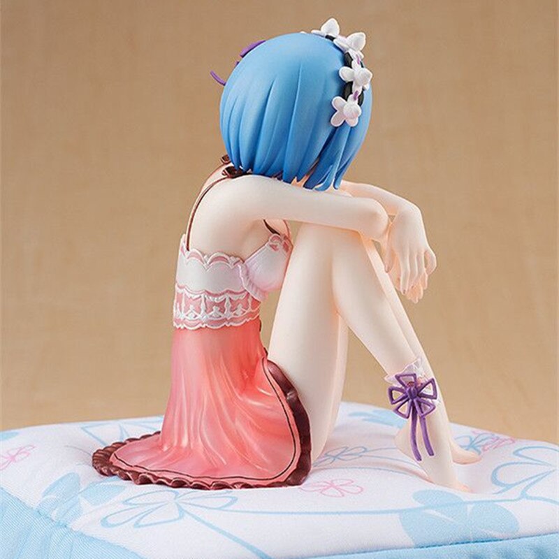 16cm Re:Life in A Different World From Zero Rem Action Figure Birthday Pajama Ver. Sexy Girl PVC Figure Collectible Model Toys