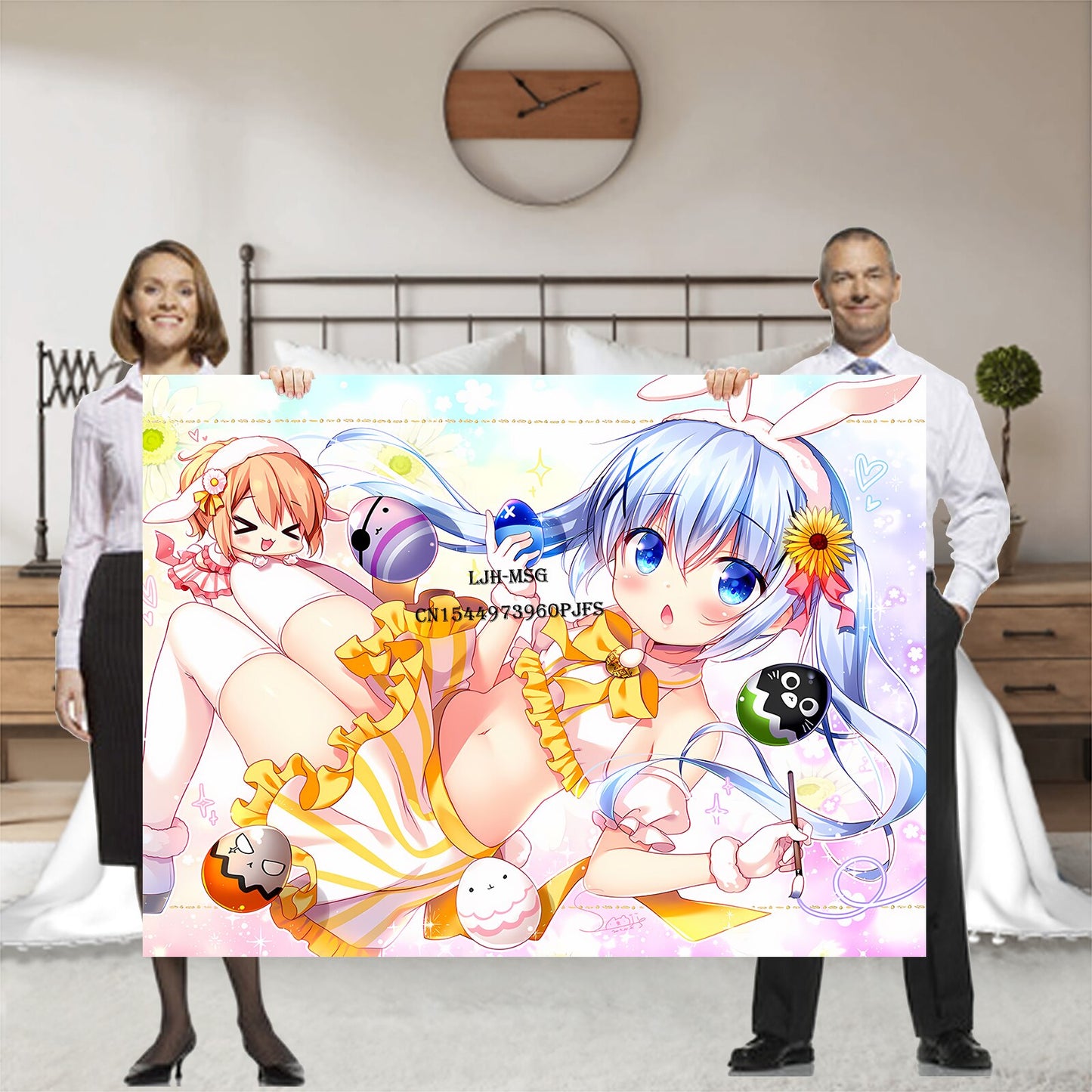 Hentai Anime Blanket Kawaii Demon Girl Manga Wallpaper Super Soft Flannel Blanket Succubus Blanket for Anime Fan and Otaku Waifu