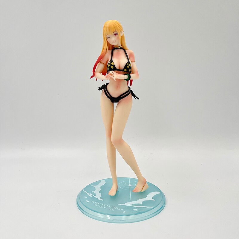 21cm My Dress-Up Darling Marin Kitagawa Anime Figure Marin Kitagawa Bikini Action Figure Adult Collection Model Doll Toys Gifts