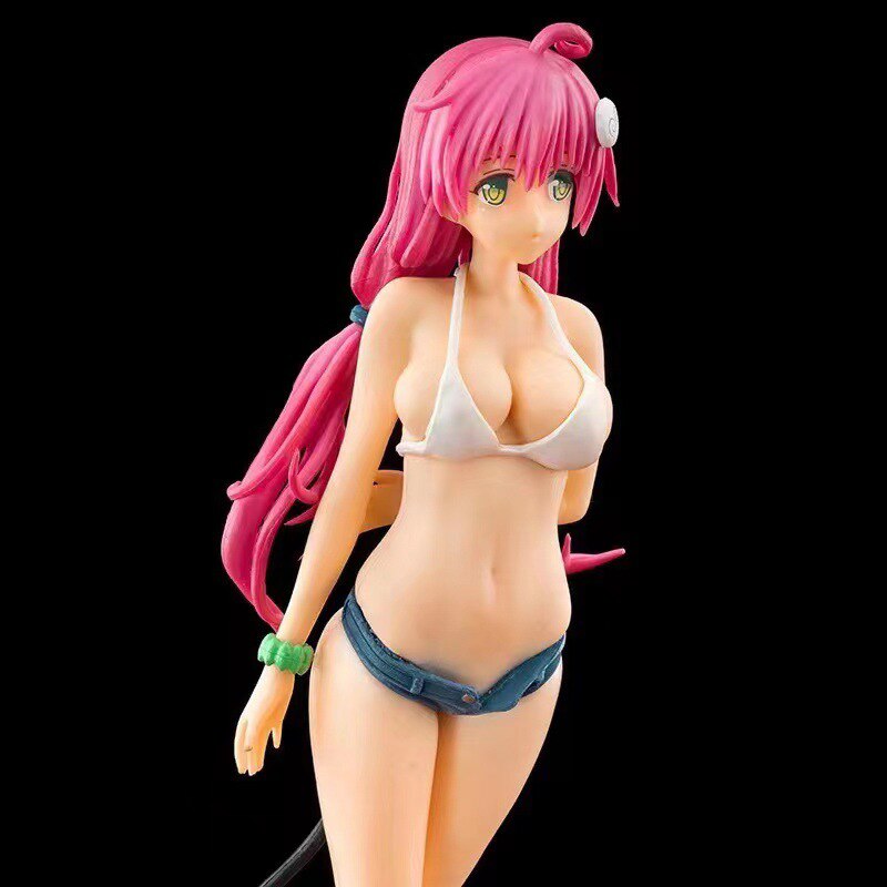 22cm Anime To Love Action Figure Succubus Lala Satalin Deviluke Swimsuit Sexy Girl Doll PVC Collectible Model Toy kid Gift