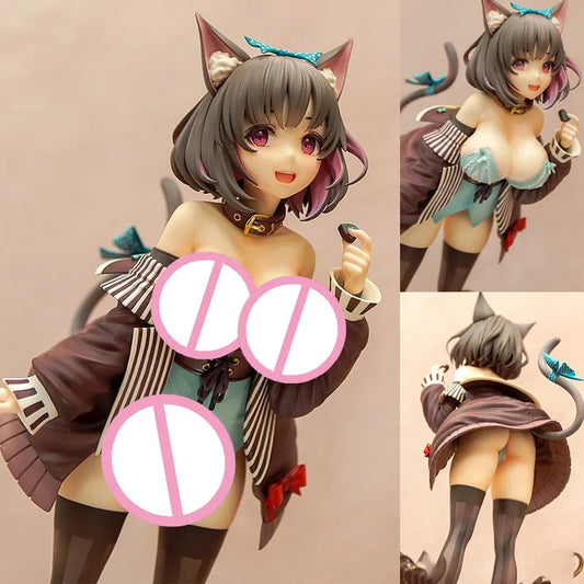 24CM Native Rocket Boy Mauve 1/6 Anime cat Girl PVC Action Figure Adult Collection Model Toy Hentai doll Gifts