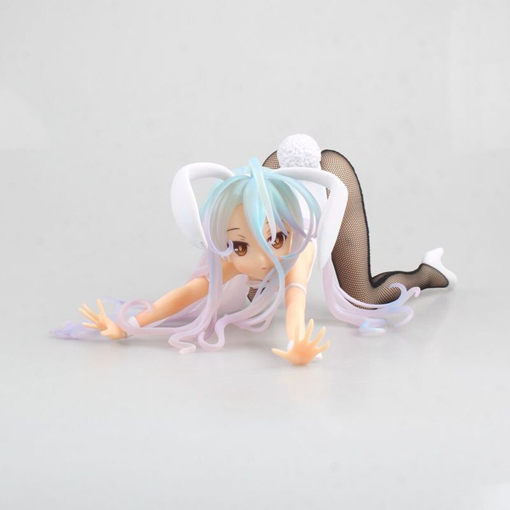 No Game No Life SHIRO Rabbit Girl Bunny Girl PVC Action Figure Toys 12cm