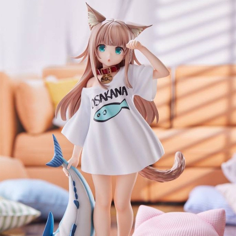 23cm My Cat is A Kawaii Girl Sexy Action Figure Rabbit Ears Sexy Lovely Cat Girls Action Figure Model Doll Collection Toys Gifts