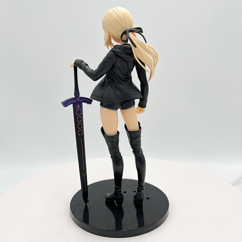 23cm Fate/Grand Order Sexy Anime Figure Saber/Altria Pendragon Action Figure Saber Alter Casual Wear Figurine Model Doll Toys