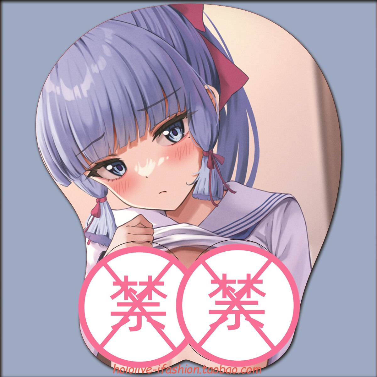 Ayaka Keqing Sexy 3D Mousepad Genshin Impact Hand Wrist Rest Mousepad Silicone Mouse Pad Breast Oppai Soft Mouse Mat Otaku