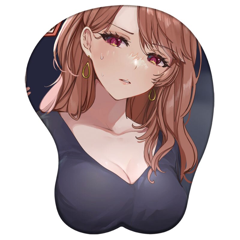 Hoshino Ai Ruby Kana Akane 3D Silicone Mousepad Anime Oshi No Ko 3D Wristband Mouse Pad Anime Gaming Diy 3D Wrist Rest Mouse Mat