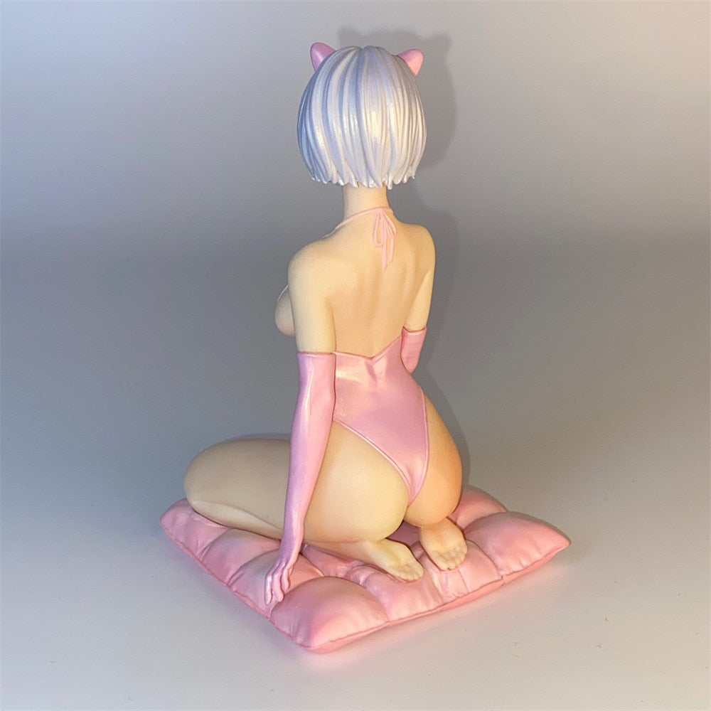 14cm Sexy kneeling Pink NieR Automata 2B Otaku Gentleman Action figure toys doll Christmas gift with box