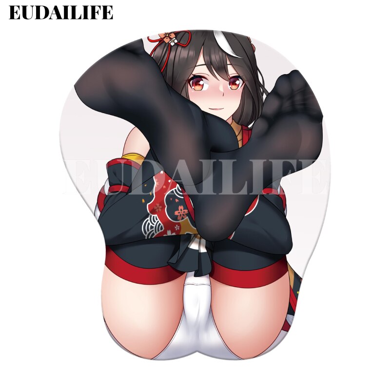 Anime Uma Musume Pretty Derby 3D Hand Wrist Rest Mouse Pad Anime Mousepad Silicone Breast Oppai Soft Mouse Mat Office Work Gift