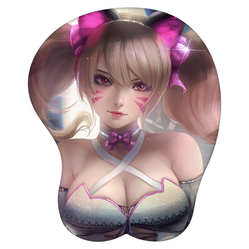 Anime 3D Mouse Pad D.va Overwatch Wrist Rest Silicone Sexy Creative Gaming Mousepad Mat