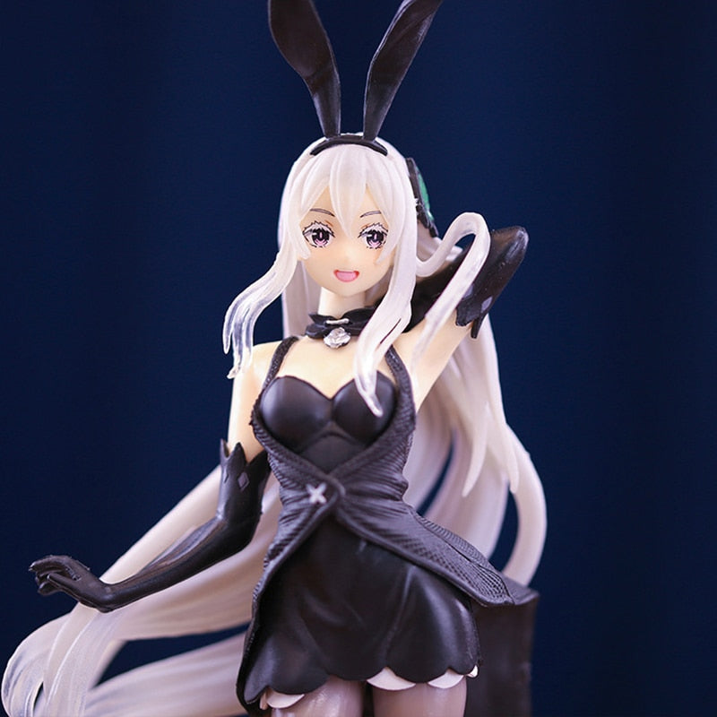 21cm Anime Re:Life In A Different World From Zero Action Figure Echidna Bunny Sexy Girl Figure Rem PVC Collection Model Toy Gift