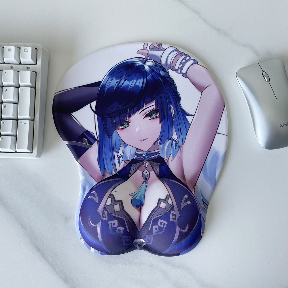 3D Boobs Mousepad | Oppai Ass Tits Mouse Pad | Silicone boobs mousepad